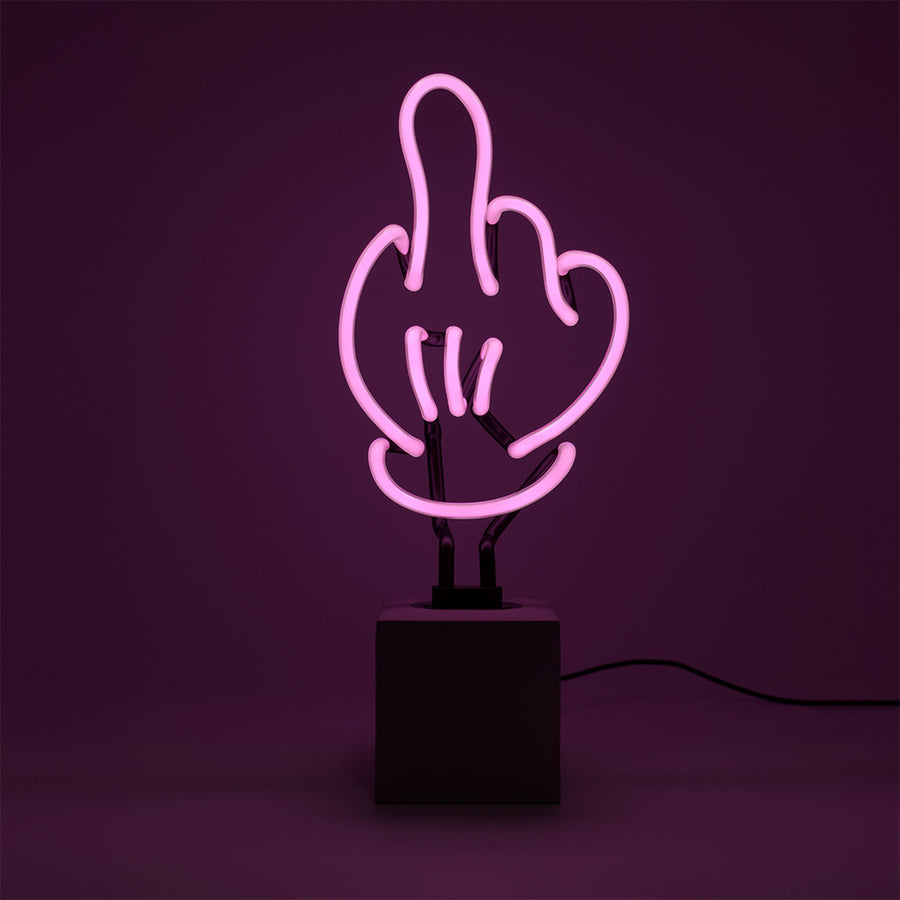 Neon 'Middle Finger' Sign - Locomocean Ltd