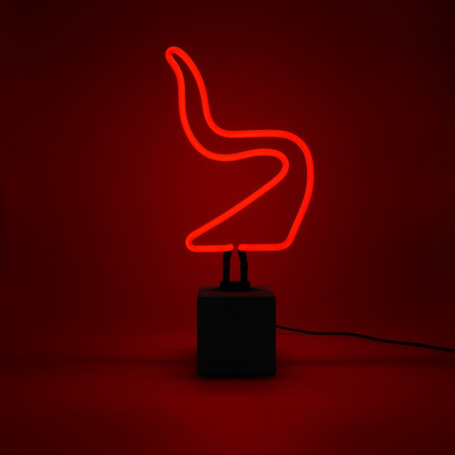 Neon 'Mid-Century Chair' Sign