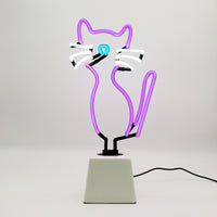 Cat: Ceramic Base Glass Neon