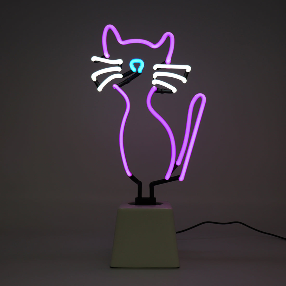 Cat: Ceramic Base Glass Neon