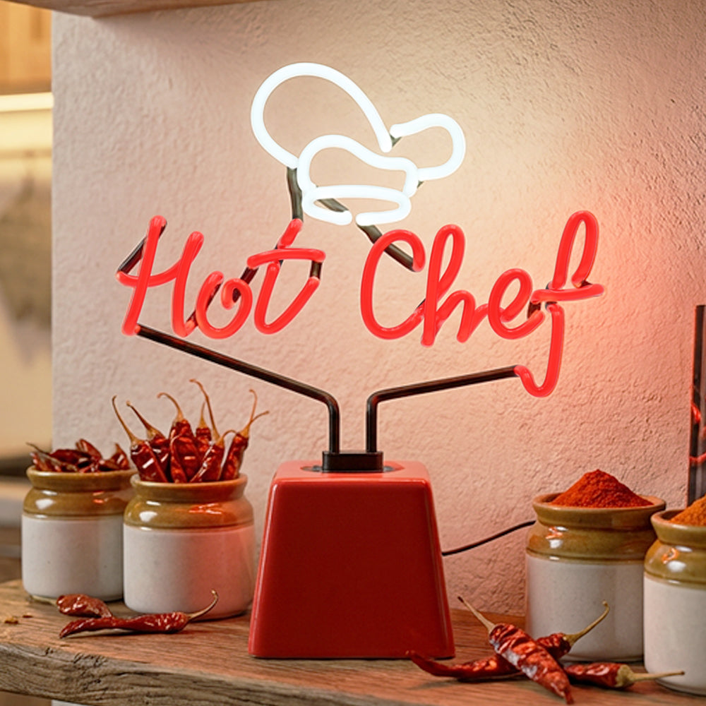 Hot Chef: Ceramic Base Glass Neon