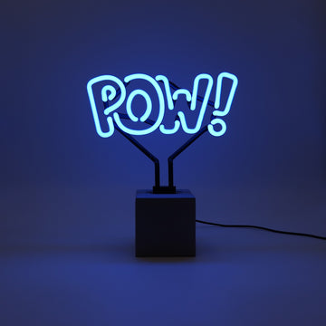 Neon 'POW!' Sign