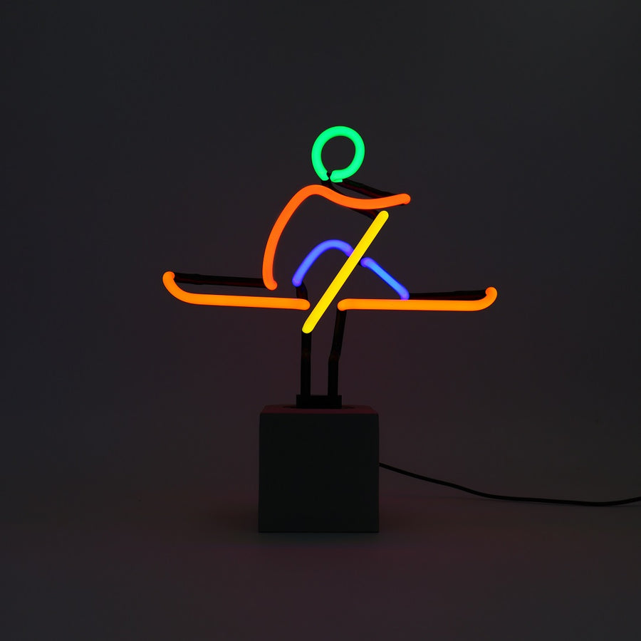 Neon 'Rowing' Sign