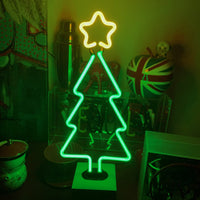 Replacement Glass (GLASS ONLY) - Neon 'Christmas Tree' Sign - Locomocean Ltd