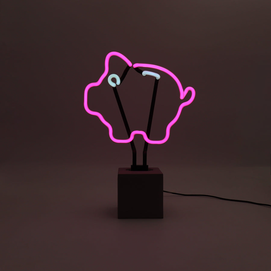 Neon 'Piggy Bank' Sign - Locomocean Ltd