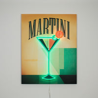 'Martini' - Wall Painting (LED Neon) - Locomocean Ltd