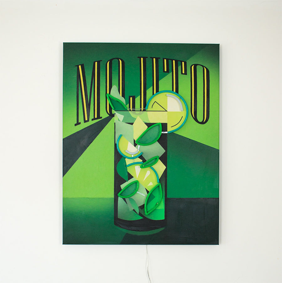 'Mojito' - Wall Painting (LED Neon) - Locomocean Ltd