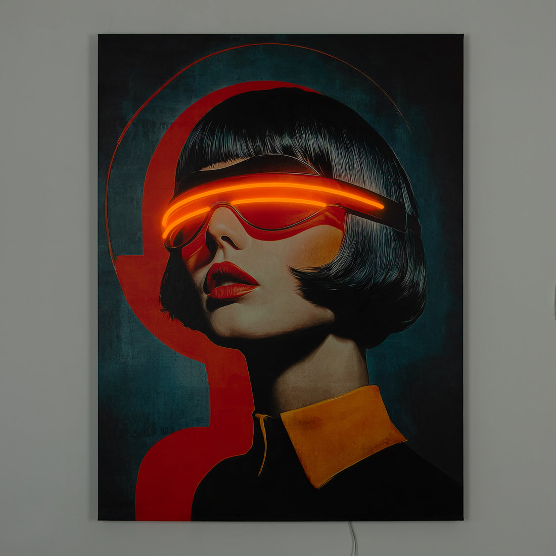 Neon Gaze: LED Neon Canvas