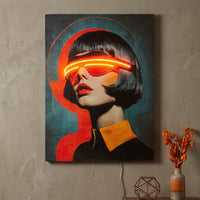 Neon Gaze: LED Neon Canvas