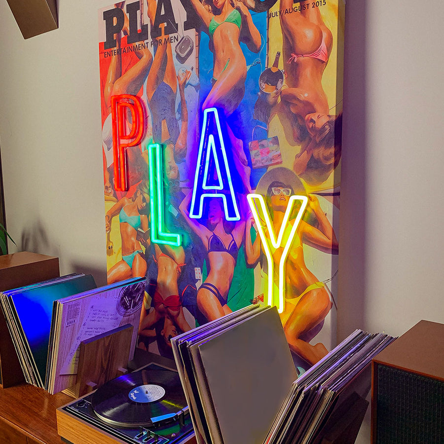 Playboy X Locomocean - Beach Scene Cover (LED Neon) - Locomocean Ltd
