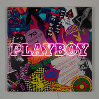 Playboy X Locomocean Collage Wall Art (LED Neon) (Pre-Order) - Locomocean Ltd