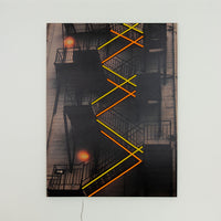 New York Staircase - Wall Painting (LED Neon) - Locomocean Ltd