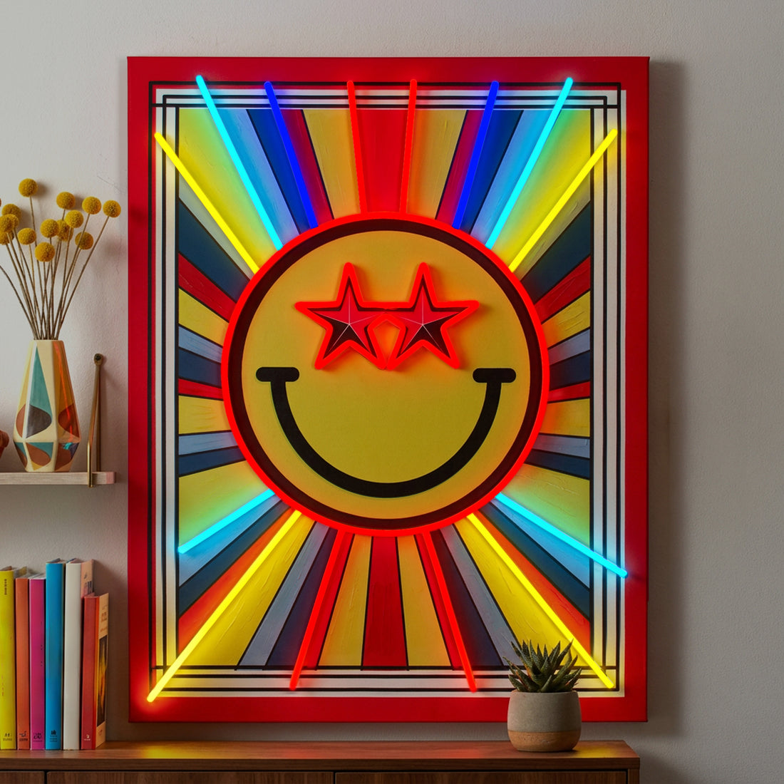Carnival: S.W.Smiley LED Neon Canvas
