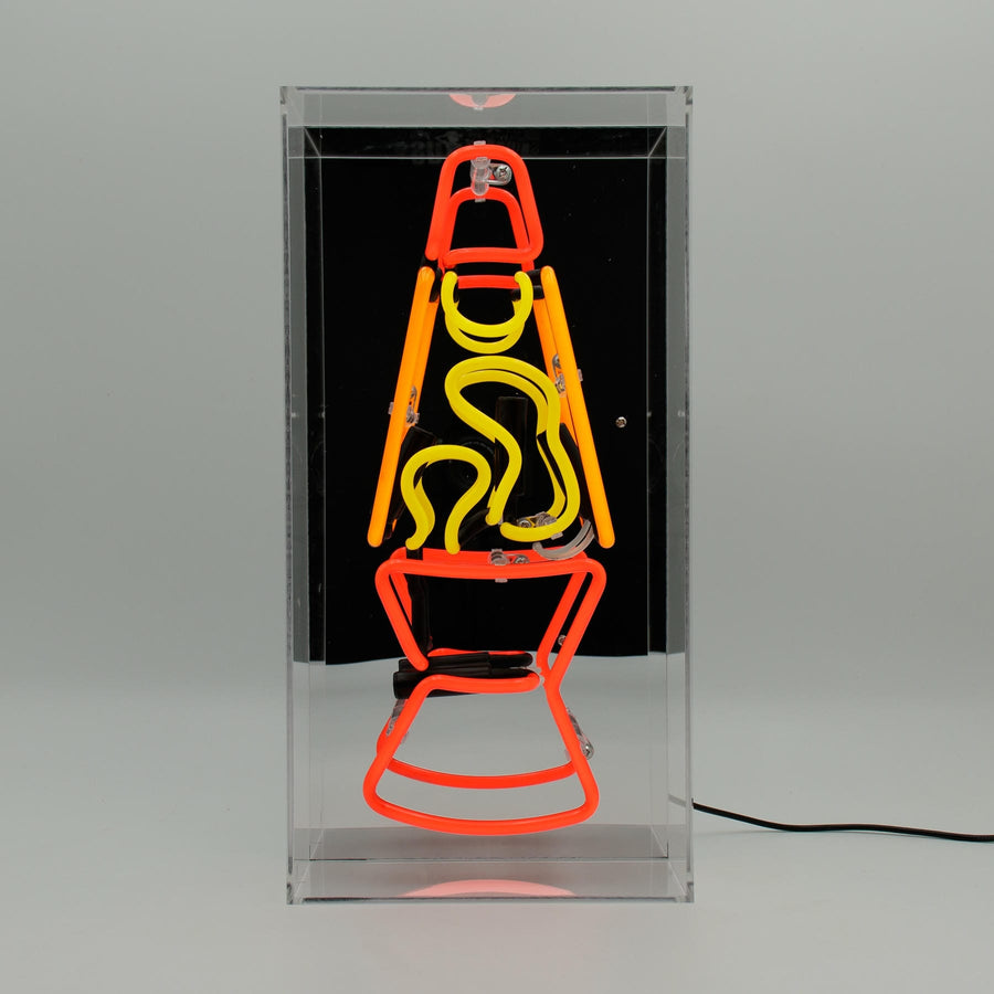'Lava Lamp' Glass neon Sign - Locomocean Ltd