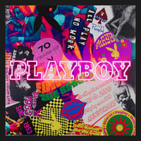 Playboy X Locomocean Collage Wall Art (LED Neon)