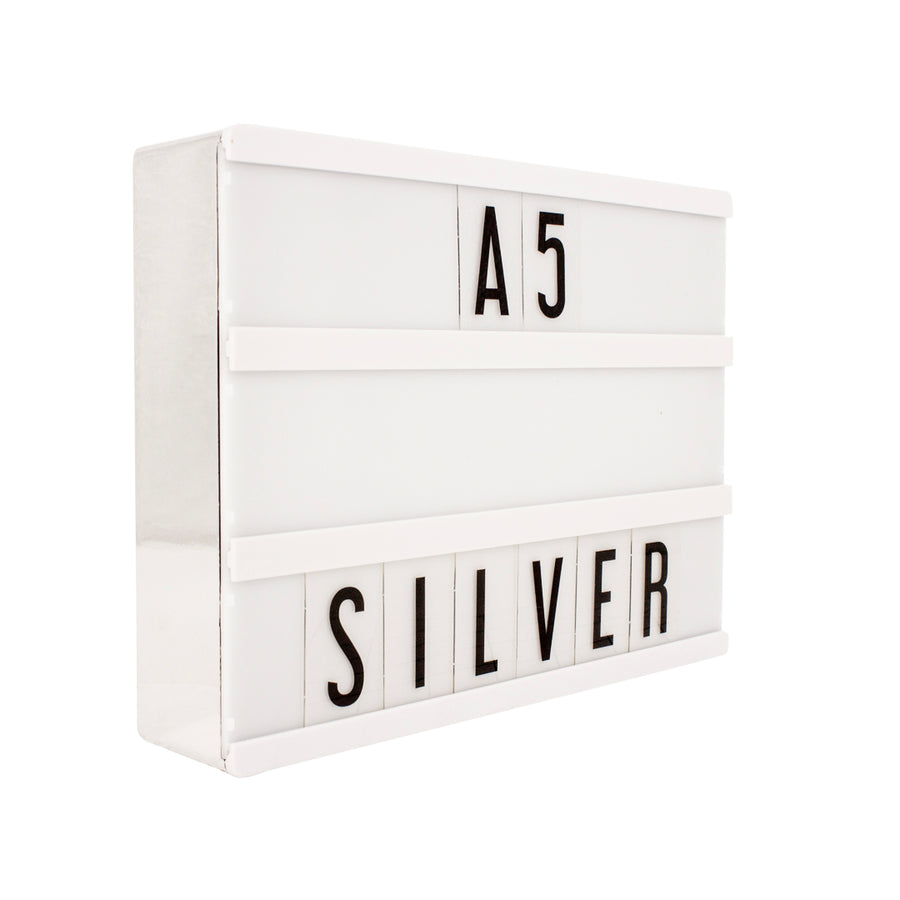 A5 Silver Lightbox - Locomocean Ltd