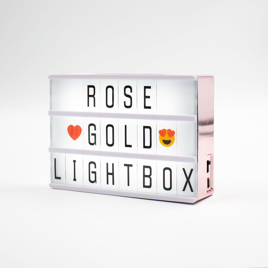 A6 Magnetic Lightbox - Rose Gold - Locomocean Ltd