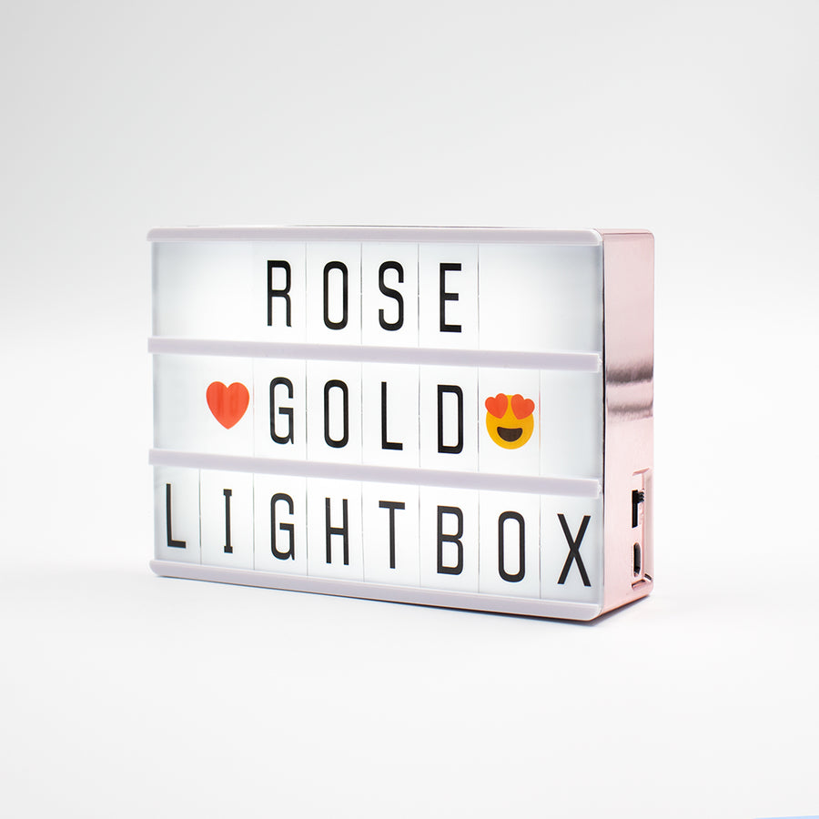 A6 Magnetic Lightbox - Rose Gold - Locomocean Ltd