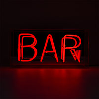 'Bar' Acrylic Box Neon Light - Locomocean Ltd