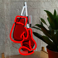 'Boxing' Large Acrylic Box Neon - Boxing Gloves with Graphic - Locomocean Ltd