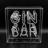 'GIN Bar' Acrylic Box Neon Light - Locomocean Ltd