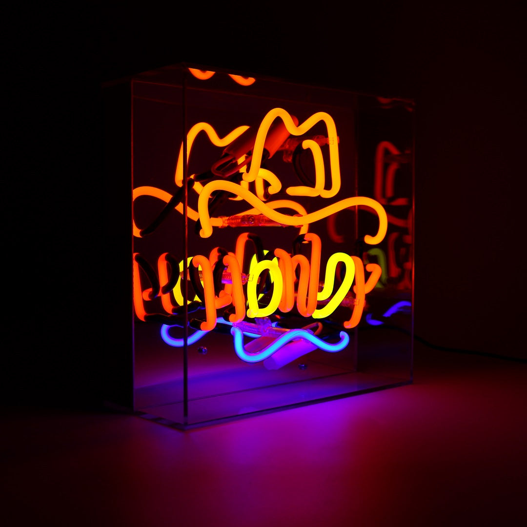 'Howdy' Glass Neon Sign - Locomocean Ltd