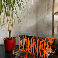 'Lounge' Acrylic Box Neon Light - Locomocean Ltd