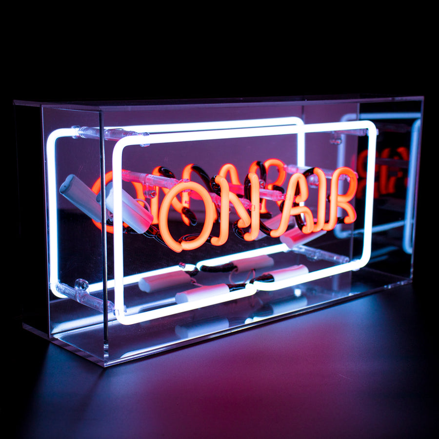 'On Air' Acrylic Box Neon Light - Locomocean Ltd