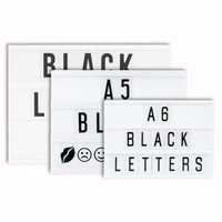 Black Extra Letter Pack - Locomocean Ltd