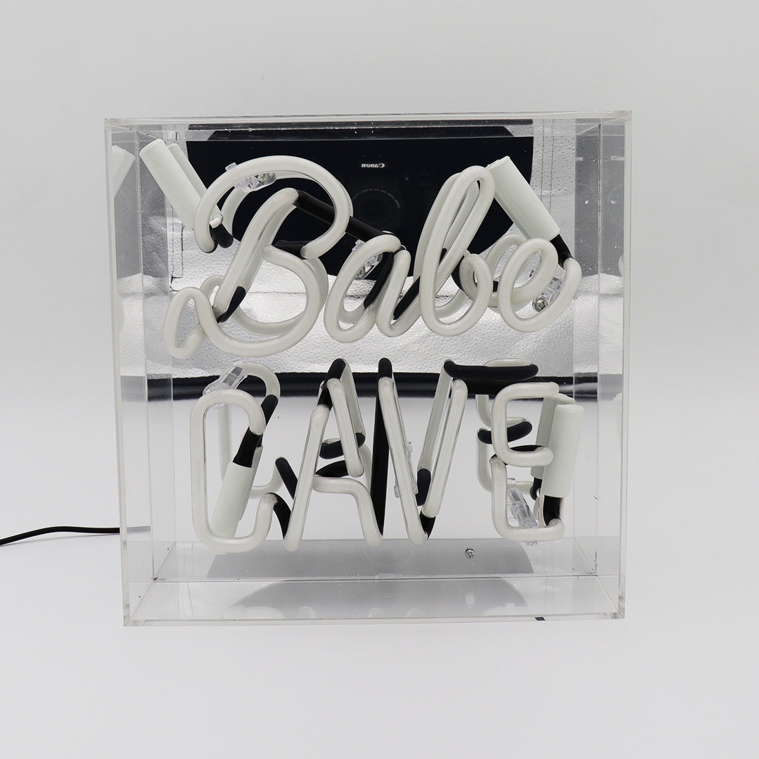 'Babe Cave' Acrylic Box Neon Light - Locomocean Ltd