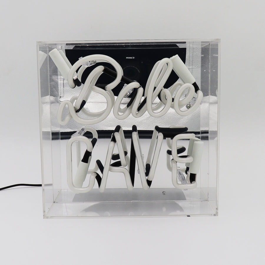 'Babe Cave' Acrylic Box Neon Light - Locomocean Ltd
