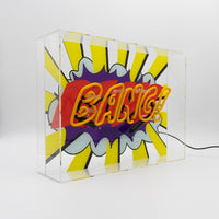 'Bang!' Large Glass Neon Sign - Coming Soon! - Locomocean Ltd