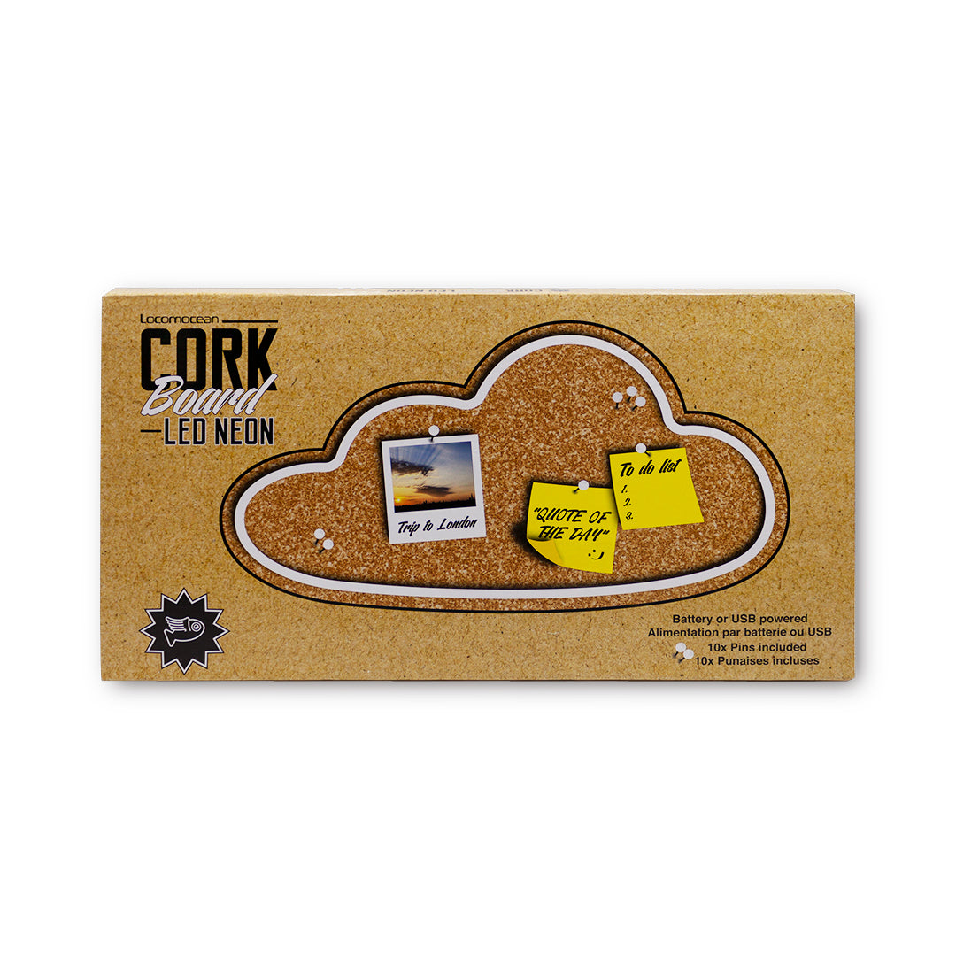 LED Corkboard - Cloud - Locomocean Ltd