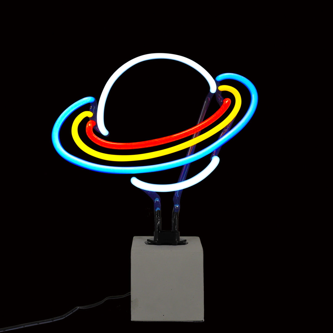 Neon 'Saturn' Sign - Locomocean Ltd
