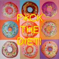 'F the Diet' Wall Artwork - LED Neon - Locomocean