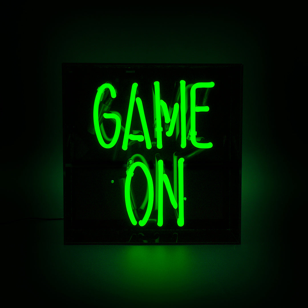 'Game On' Acrylic Box Neon Light - Locomocean Ltd