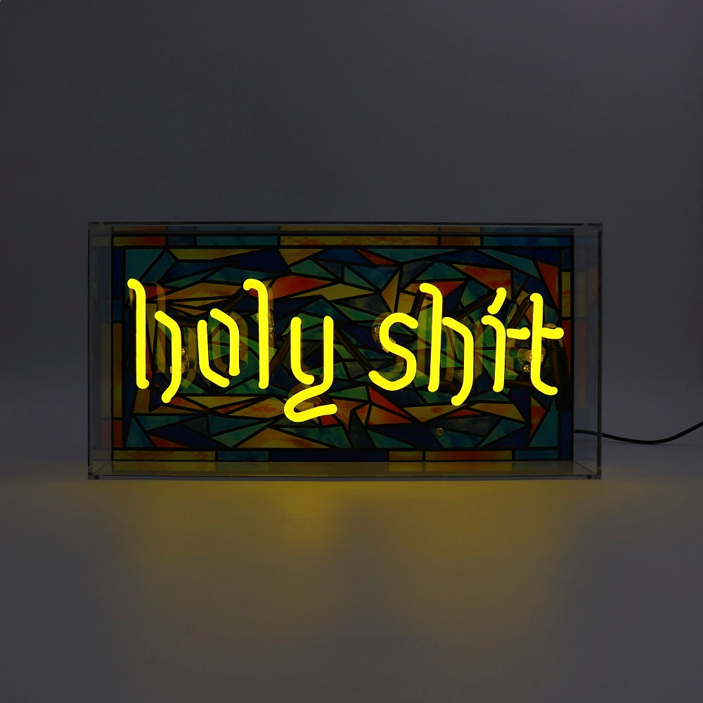 'Holy Shit' Glass Neon Sign - Coming Soon! - Locomocean Ltd