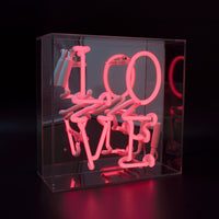 'Love' Acrylic Box Neon Light - Locomocean Ltd