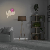 'Hello Gorgeous'  Warm White Neon LED Wall Mountable LED - Locomocean Ltd