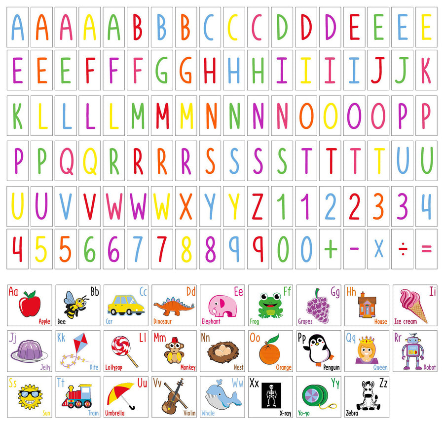 A LITTLE LOVELY COMPANY Lightbox Letter - Set di lettere: ABC, colore: Nero A LITTLE LOVELY COMPANY Lightbox Letter - Set di lettere: ABC, colore: Nero