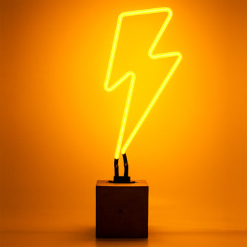 Neon 'Lightning' Sign - Locomocean Ltd