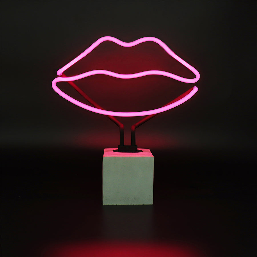 Replacement Glass (GLASS ONLY) - Neon 'Lips' Sign - Locomocean Ltd