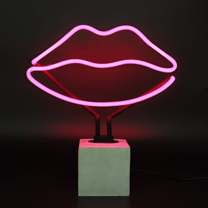 Neon 'Lips' Sign - Locomocean Ltd