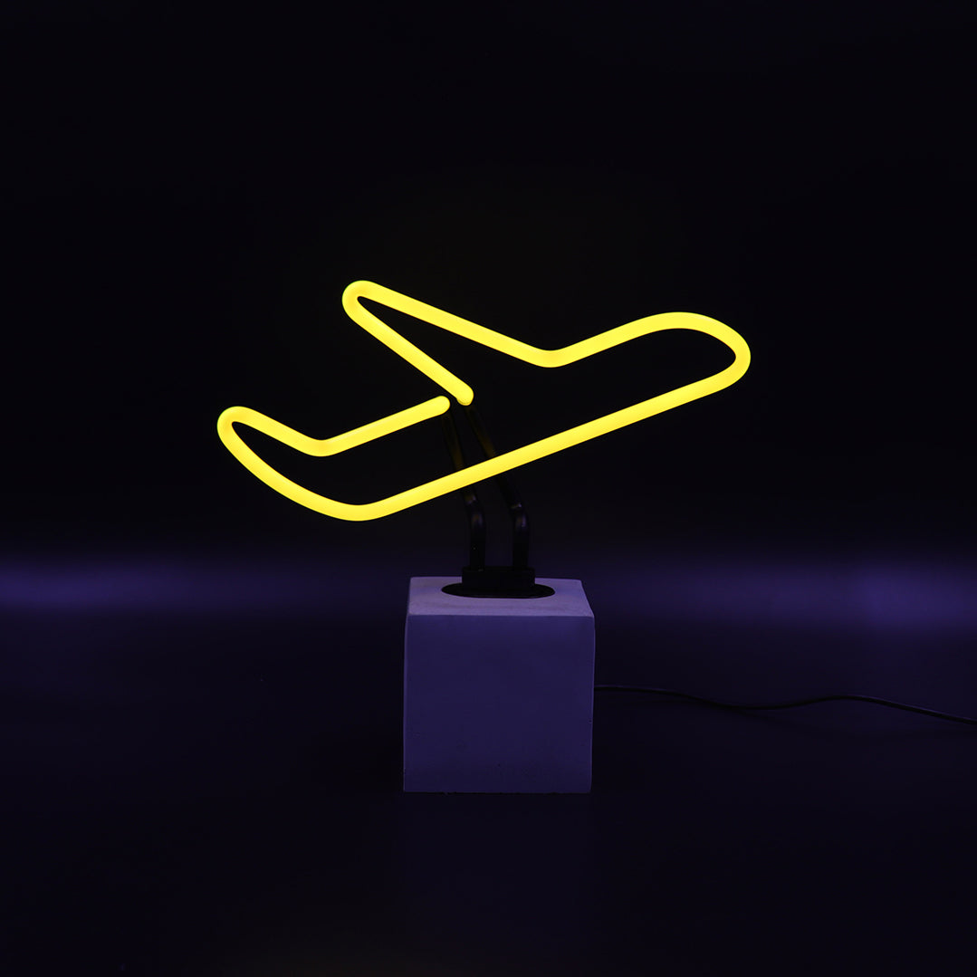 Replacement Glass (GLASS ONLY) - Neon 'Plane' Sign - Locomocean Ltd