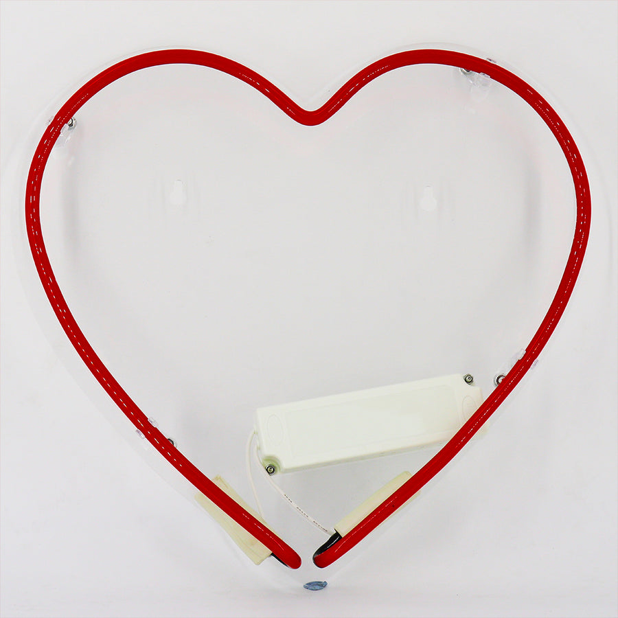 Neon Light ‘Heart’ Wall Sign - Locomocean Ltd