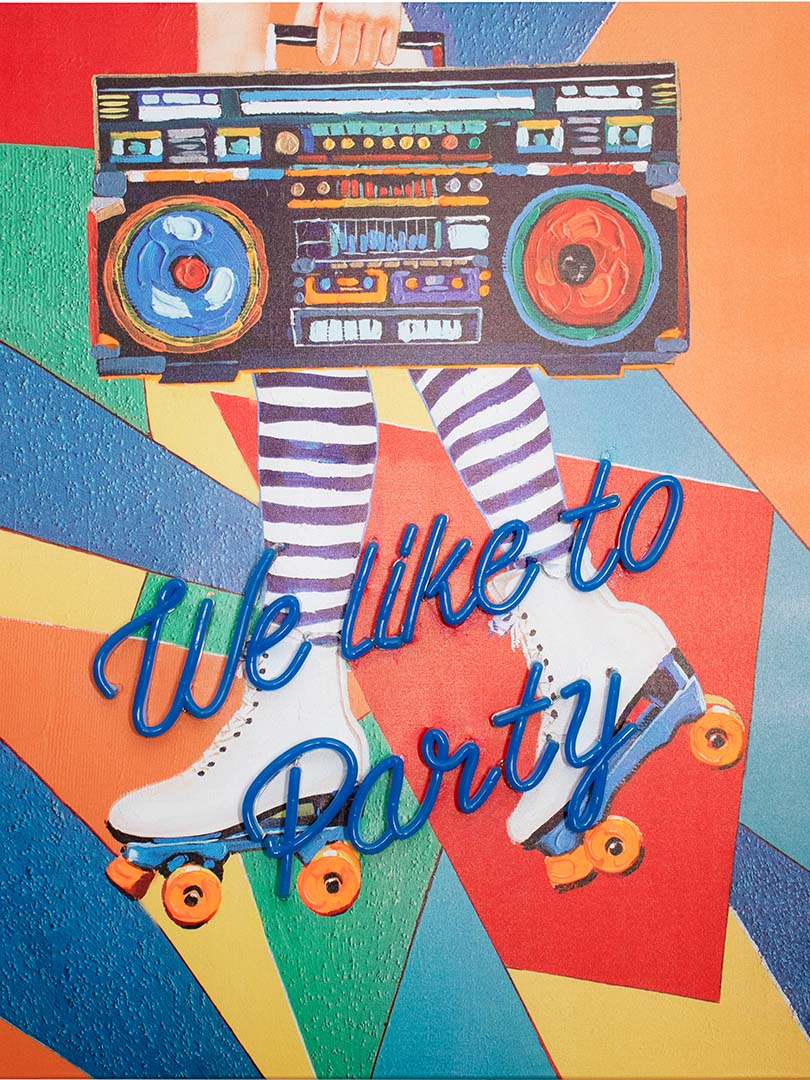 'We Like to Party' Wall Artwork - LED Neon - Locomocean Ltd