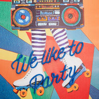 'We Like to Party' Wall Artwork - LED Neon - Locomocean Ltd