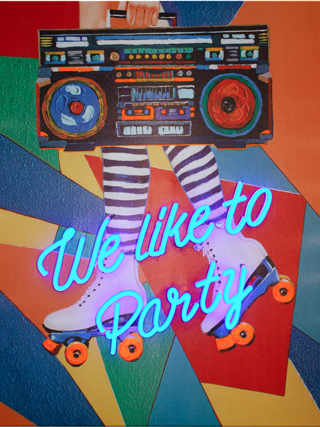 'We Like to Party' Wall Artwork - LED Neon - Locomocean Ltd