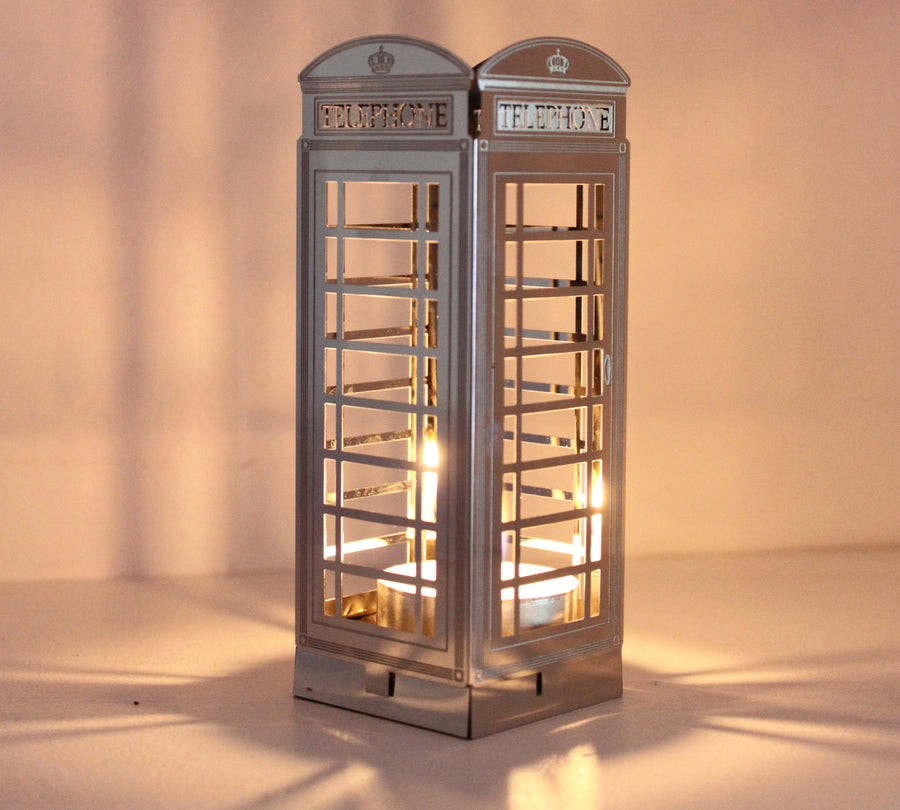 Telephone Box Tea Light Holder - Locomocean Ltd